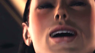 Liara and Eva Futa Sex on a Spaceship - 3D Sci-fi Animation