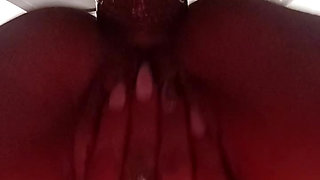 Close-up Anal Deep Dildo