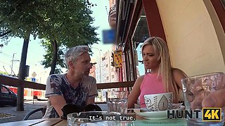 Hunt4k. full face of sperm after coffee with a stranger