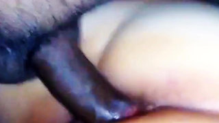 Delicious white ass of my chubby sister-in-law fucked doggy style