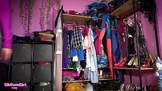 Step-mum Changes Out of Yoga Gear While You Watch