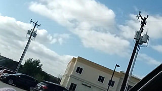 BBW smoking in pink sweater in her car talking to her fans