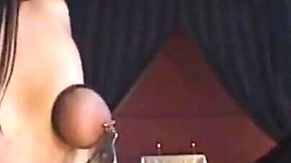 Humiliating tits bondage