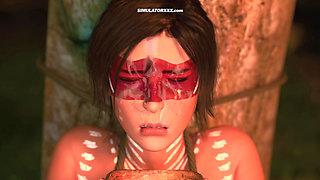Learning Tribal Ways with Lara Croft ( Simulator 3D )