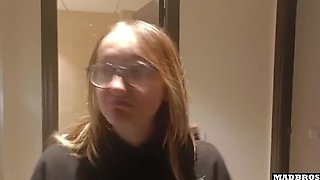 Spanish Girl Masturbates Then Gets Pounded Hard By Roommate - Rough Interracial Sex