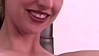This Is How This Gal Prepares Herself to Masturbate with a Giant Dildo
