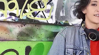 German Scout - Crazy Anal and Rimjob Casting Fuck with French Skinny Tattoo Model Lena Fire