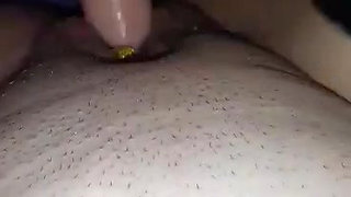 Fucking My Pussy With A Dildo While Having A Plug In