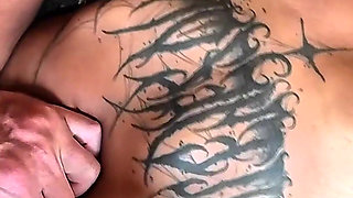 She Couldn’t Wait, We Fucked on the Table - Inked Brunette Latina Extreme Doggy Style Sex and Missionary in POV