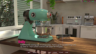 Dolly's Breeding Party by Two-lick Bakery - Lonely Wife Plays Hard to Get with the Rude Handyman 3