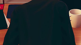 Boss Fucking Secretary After Partners Left the Office