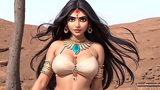 Desi Indian couple breaks their chastity with chocolate sauce on their mansion roof and then gets down in the shower