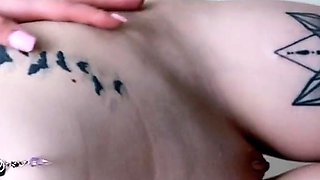 Big boobs webcam slut toys her asshole