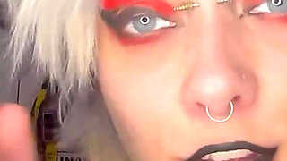 Lipstick Fetish JOI Handjob Jerk off Encouragement Taboo Black Lipstick Dirty Talk Glitterqueen1999