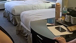 Step-sisters First Threesome: Double BJ and Cum Swap