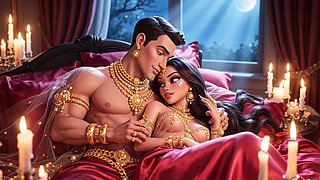 Steamy Cartoon Romance - Prince & Seductive Princess Intimate Compilation