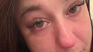 Constipation Toilet Struggle Close up of My Face with Desperation and Weeping by Bella Blast
