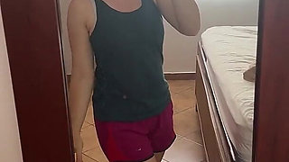 Hot and Sweaty Workout in the Bedroom