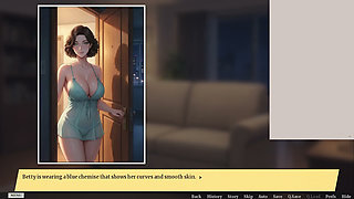 With Great Pleasure #12 - Animated Ai XXX Game - a Hot Foot Job with a MILF