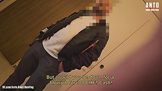 Straight Guy Who Came To See My Apartment Convinced To Get Sucked By A Guy For The First Time For $