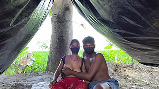 FOREST Cabin Hardcore Sex With My Travel Companion with mommy sex