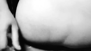 Desi chubby wife masturbating her both holes.