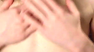 Titplay and Tittyfuck with a Dildo