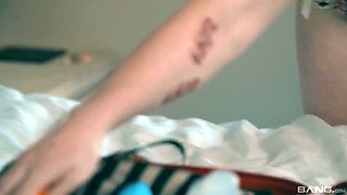 Enjoying sunbathing, Belle Ohara also enjoys having sex with a big dick