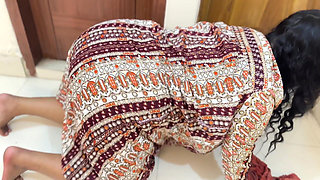 Big Ass Egyptian Hot Maid Stuck Under Bed & Naked Her Ass