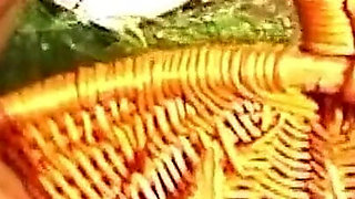 Massive Corn Cob Stretching Gaping Pussy Wide Open Outdoors