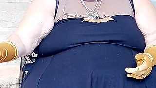 Bat Girl Is Taking a Smoke Break in Her