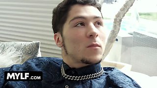 Mylf - unfaithful wife having a superb time with lucky stud as she salivates his large knob