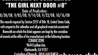 The Girl Next Door - the best XXX compilation of a bitch in all her filthy glory!