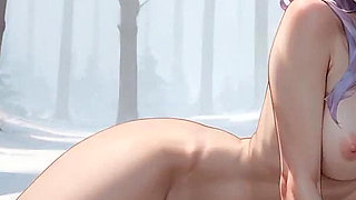 Snowy Forest Nymph's Carrot Seduction