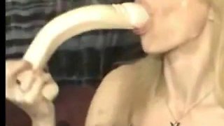 Amazing Dildo Deepthroat 2 ft. Cynical A: Blowjob, Stripchat  Webcam Porn