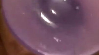 Horny Ebony Slut with Big Natural Tits Masturbates Her Big Wet Pussy