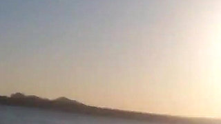 Romantic Sex at a Public Beach