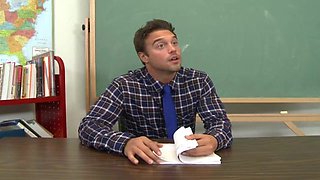 Mischa Brooks Ravaging In The Desk With Her All-natural Bumpers