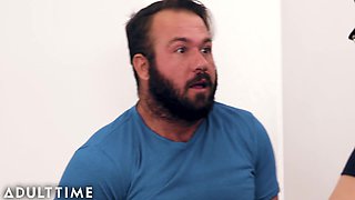 Caught Masturbating - Officer Natalia Starr catches him with his penis out