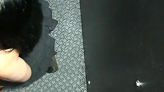 Slutty goth Lily swallows 11 loads POV