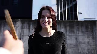 GERMAN SCOUT - Small Redhead Teen Peach Delina Pick Up