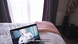 POV Tittyfuck From Busty Stepsis - Big Boobs, Oil Play, Cumshot