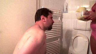 Pizza seasoned with her piss