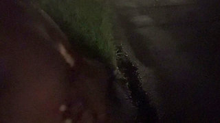 Fooling Around At Night Outside On The Sidewalk Fully Naked Part 3
