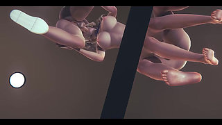 Genshin Impact Hentai - Barbara 69 and Threesome with 2 Futanaris - Japanese Asian Manga Anime Game Porn