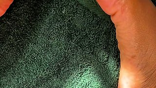 Close up solo beauty toying ass