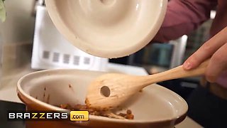 Brazzers - bombshell Cara Mella gets her arse stretched and screwed hard by Danny D at a dinner fest