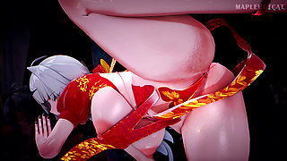 [mmd] Yi Xuan - Game "zenless Zone Zero" Dance Clip Dress up Police Uniform Bunny Girl Erotic Cheongsam Ol Secretary Uniform