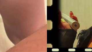 Mistress Fucks Big Cock on Balcony. Big Clitoris. Footjob. Nipple Play. Licking Wet Pussy. Smalle Ass Hole