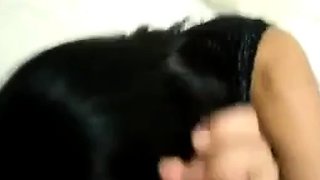 Filipina Maid Pleasures Her Master